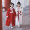 仙女直裾袍 | 戰國袍 - 改良女童漢服：圖片 6