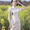 蕾絲短袖旗袍 | 小清新款 - 改良女裝古典旗袍：圖片 2