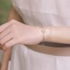 綠芽手環 | 貓眼石手環 - 高級簡約百搭手飾：圖片 4