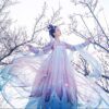 菩提雪齊胸襦裙 | cos寫真 賞花-中國風服飾