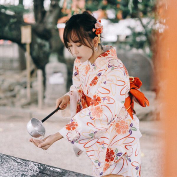 印花振袖和服 | 日系風 - 改良寫真婚紗和服：圖片 3