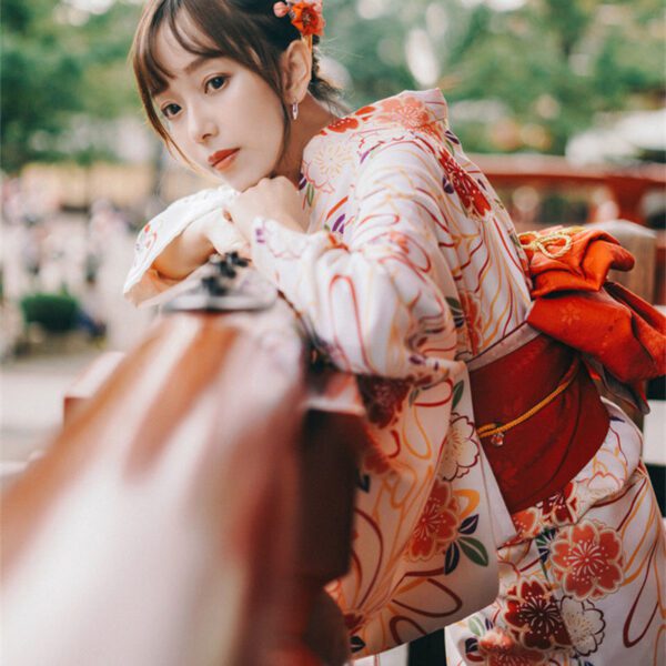 印花振袖和服 | 日系風 - 改良寫真婚紗和服