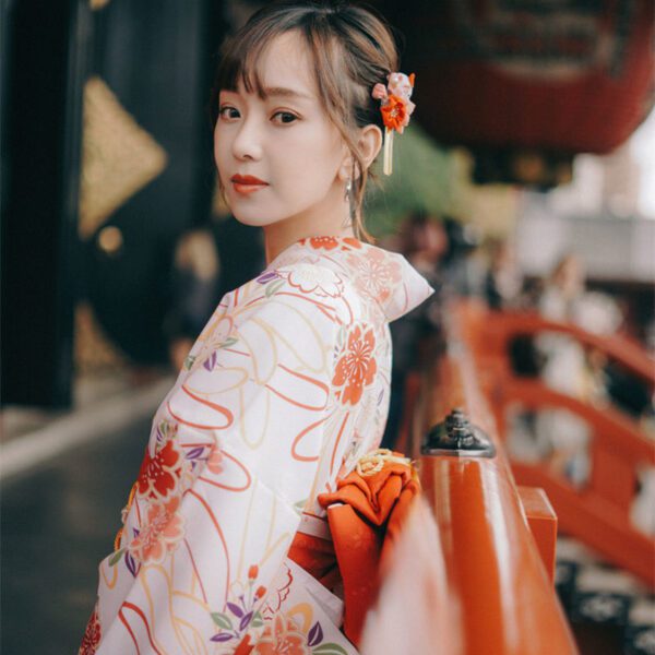 印花振袖和服 | 日系風 - 改良寫真婚紗和服：圖片 6
