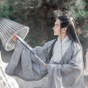 御風交領襦裙 | 魏晉風漢服 - 改良男裝漢服